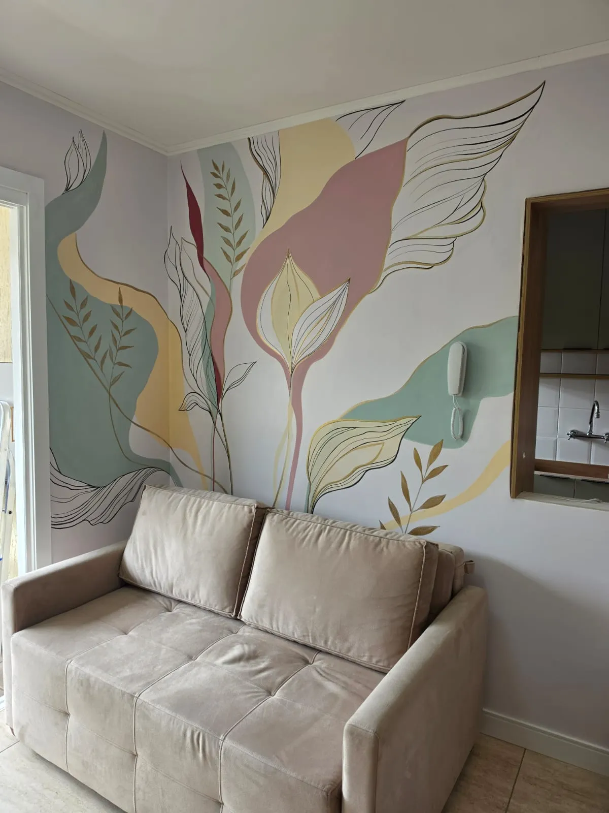 Pintura de salón residencial en Montevideo