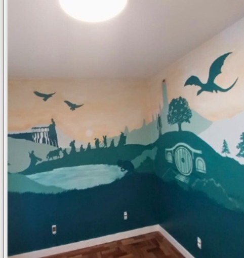 Pintura artística de interiores en Montevideo — JackVa Pinturas